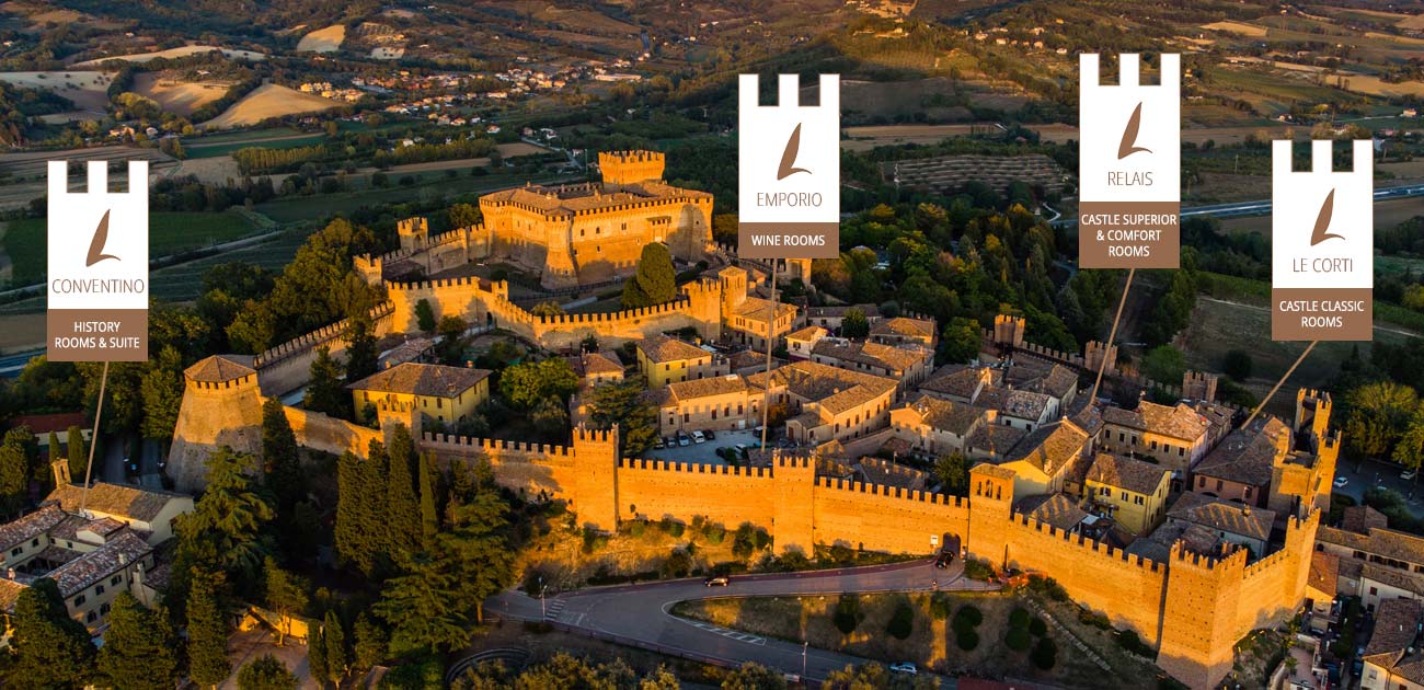 Where to find our widespread hotel in Gradara